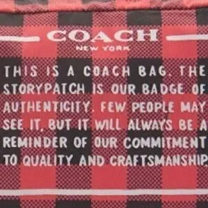 Coach | Bags | Coach Gingham Backpack Black Red Nwt Back To  display picture 2